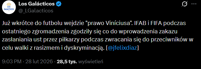 Wchodzi ''PRAWO VINICIUSA''! Oto jego zasady!